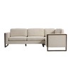 104'' Chenille L-Shaped 2-Piece Sectional Sofa with Square Arms for Living Room, Bedroom, Apartment, Office - 2 of 4
