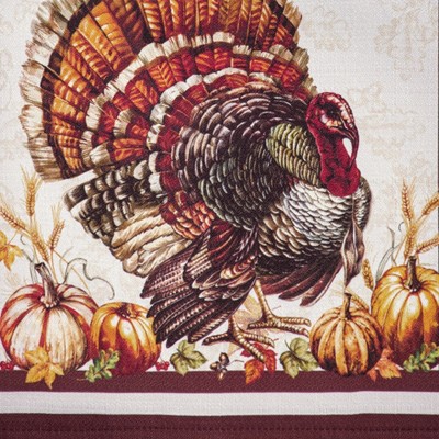Autumn Heritage Turkey Polyester Table Runner - 13x70 - Multicolor