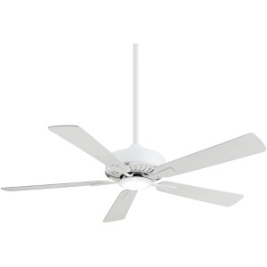 52" Minka Aire Modern Indoor Ceiling Fan with Dimmable LED Light Remote Control White for Living Room Kitchen Bedroom Family House - 1 of 4
