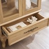 Dolonm 51.58 in. H Curio Cabinet, Glass Display Cabinet, Wine Cabinet with LED Lights, 2 Doors & Adjustable Shelves - 4 of 4