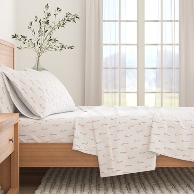 100% Cotton Holiday Flannel Sheet Set - Great Bay Home
