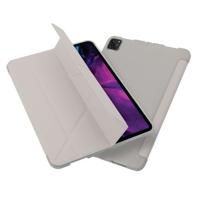 Insten - Tablet Case for iPad Pro 11" 2020, Multifold Stand, Magnetic Cover Auto Sleep/Wake, Pencil Charging, Gray