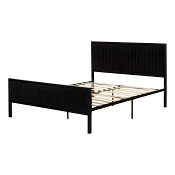 Queen Hype Metal Framed Upholstered Bed Set - South Shore
