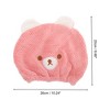 Unique Bargains Water-absorbent Cartoon Bears Hair Towel 1 Pc - 2 of 4