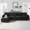 NicBex L Shape Sectional Sofa Chenille Fabric Modular Couch with 5 Pillows for Living Room and Apartment - 3 of 4