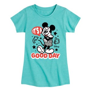Girls' - Disney - Mickey & Friends Fitted Short Sleeve Graphic T-Shirt - 1 of 4