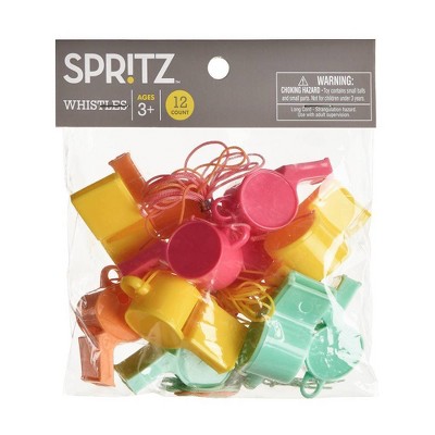 12ct Party Favor Whistles - Spritz&#8482;