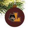 Loyola University Chicago Primary Logo Wood Christmas Tree Holiday Ornament - 4 of 4