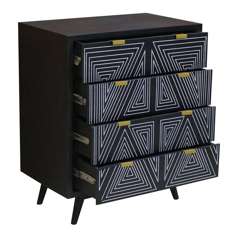 Amarily Mid-Century Modern 4 Drawer Accent Chest - HOMES: Inside + Out, 5 of 9