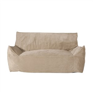 COWLOWN Bean Bag Chair with Armrests, Foam Filled Lounger, Removable Washable Cover for Living Room, Bedroom - 1 of 4