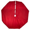 Kurt Adler 72-Inch Red and Green Gathered Border Tree Skirt - 3 of 4
