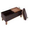 Breighton Home Designs4Comfort Brentwood Storage Ottoman - 4 of 4