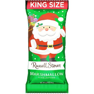 Russell Stover Christmas Marshmallow Santa King Size - 2.25oz