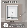 PAGED Vanity Mirror with Lights, LED Bathroom Mirror with Iron Frame, Wall Mirror with Anti-fog Feature for Bathroom - 3 of 4