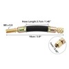 Unique Bargains 4 Pcs Tire Valve Extension Stem Adaptor Tool Flexible Dual Valve Stem Extender Pipes 10cm / 3.9" for Car - 3 of 4