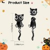 Adorable Black Cat Stud Earrings for Women - Cute Halloween & Christmas Jewelry Gift - 2 of 4
