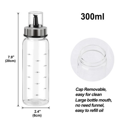 Unique Bargains Kitchen Cooking Stainless Steel Spout Accurate Pour Drip-Free Dispenser Bottle with ML Marks 300ML — фото 4