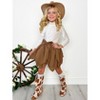 Ribbed Long Sleeve Top and Hankerchief Skirt Set Mia Belle Girls - 4 of 4