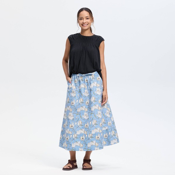 Blusa corta con mangas cortas y fruncido para mujer - Universal Thread™ 3