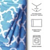 4 Piece Geometric Patterns Deep Pocket Sheet Set Printed Bed Sheets with Pillowcase Premium Soft Microfiber Sheets - 4 of 4