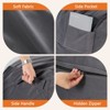 FURNIinspire Bean Bag Seats Foam Filled Bean Bag Chair For Adults With Soft Removable Cover, Sofa For Living Room Bedroom, Dark Gray, 36"*36"*22" - 4 of 4