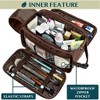 PAVILIA Toiletry Bag Women Men, Travel Toiletries Organizer Case, Essentials Shaving Dopp Kit, Cosmetic Make Up Accessories - 2 of 4