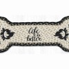 Earth Rugs Hand-Stenciled Life Is Better Dog Bone Braided Jute Stair Tread – 9"x24" - 2 of 3