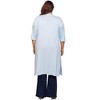 Plus Open Front Knee Length Duster Cardigan - 24seven Comfort Apparel™ - 3 of 3