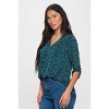 WEST K Women's Hollie Roll-tab Sleeve Blouse - 2 of 4