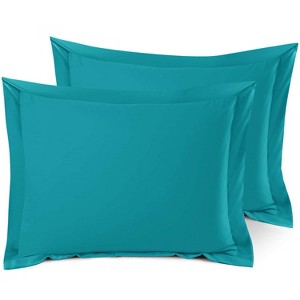 Nestl Soft Pillow Shams Set of 2, Double Brushed Microfiber Pillow Covers, Premium Pillow Shams With 1.5” Flange - 1 of 4