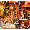ROBOTIME 3D Puzzles DIY Miniature Dolls House Kit, Wooden Puzzle Booknook Bookshelf Decoration, Holiday Gifts, Multicolored, 2.64"*12.28"*18.27" - 4 of 4