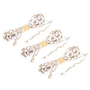 Unique Bargains Jungle Wedding Party Home Garden Decor Burlap Leaf Ribbon Jute Rope Artificial Vine 3 Pcs - 1 of 4