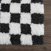 Hauteloom Atira Black & White Checkered Area Rug - 4 of 4