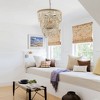 Parrot Uncle 19.7" Rustic Bohemian Chandelier Novelty Wood Bead Ceiling Light - 2 of 4
