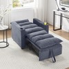 NicBex Convertible Sofa Bed Sleeper Chair with 3-Position Adjustable Backrest,Upholstered Small Couch for Living Room,Bedroom - 3 of 4