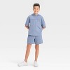 Boys' Knit Short Sleeve Hoodie Sweatshirt - art class™ - 3 of 3