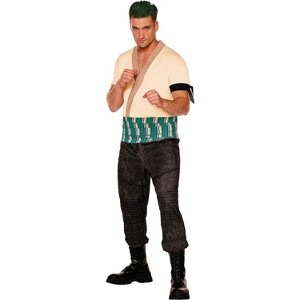One Piece Men's Roronoa Zoro Halloween Costume Jumpsuit - 1 of 2