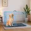 FDW 18-48in Dog Crates for Dogs Folding Mental Wire Crates Dog Kennels Pet Crate with Removable Tray and Handle - 2 of 4