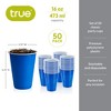 True Black Party Cups, Disposable Cups, Drink Cups - 3 of 4