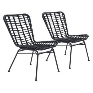 Zuo Lorena Dining Chair (Set of 2) Black - 1 of 4