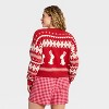 Women's Rabbit Print Cropped Cardigan Sweater - Wild Fable™ - 2 of 3
