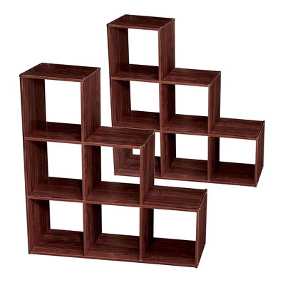 Wood cube deals organizer