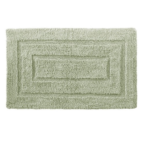 24"x40" Signature Bath Rug Green - Cassadecor: Cotton, Machine Washable ...