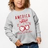 The Juniper Shop Land Of The Free Cherries Toddler Sweatshirt - 3 of 4