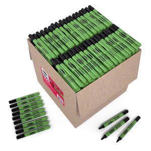 Show-me® Medium Tip Slim Barrel Dry Erase Markers, Black, Extra Large Bulk Box of 800 - 1 of 4