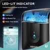 Euhomy Nugget Countertop Ice Maker, 35 Lbs/Day, APP Remote Control & LED Indicator, 15 - Min Self-Cleaning, Compact Ice Machine with Scoop, Black - 4 of 4