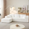 KWPZQEB 104" Cloud Modern Modular Sectional Sofawith L-Shape Chaise & Deep Seat, 3-Seater Upholstered Couches for Living Room, No Assembly - 3 of 4