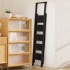 Topteng 5-Step Portable Folding Aluminum Ladder with Hand Rail, Wide Platform Steps, 330lbs Capacity - 3 of 4