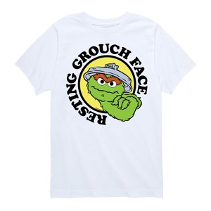 Boys' - Sesame Street - Resting Grouch Face Short Sleeve Graphic T-Shirt - 1 of 4