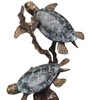 SPI Home Large Sea Turtle Duet Brass Marine Life Sculpture 15 Inches Tall - 3 of 3